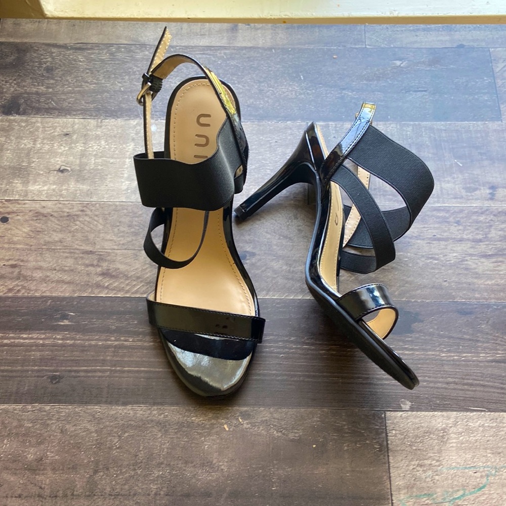 Sandal for women's summer high heel sandal open Toe suede Leather